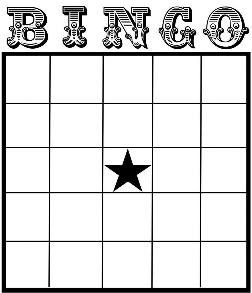 two blank bingo cards printable